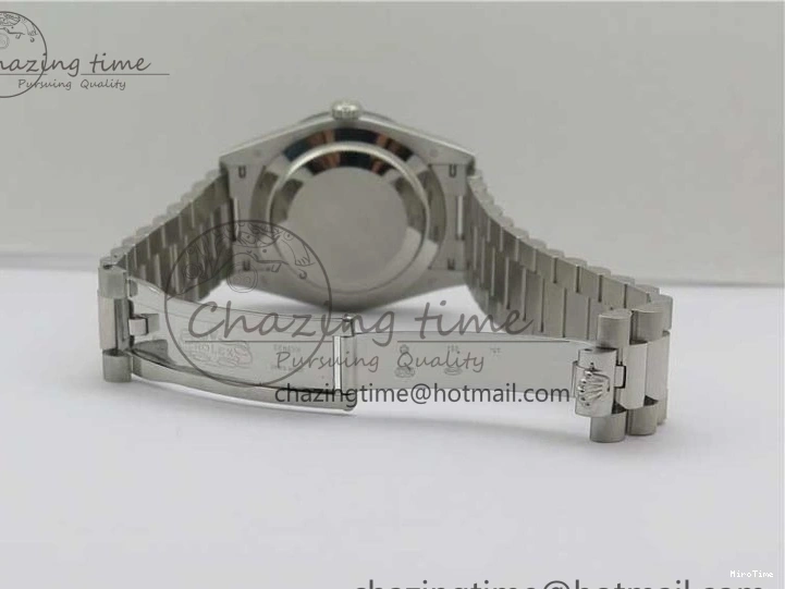 MiroTime 0421 WaterResistant Day Date 40 SS Bp Maker 1:1 Best Edition Tiffany Blue Roman Dial on SS Bracelet A 2549